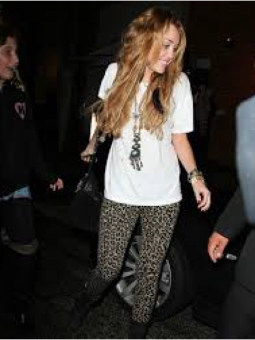 Y2K Miley Cyrus/Max Azaria cheetah Low rise jeans